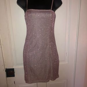 Sparkly pink dress